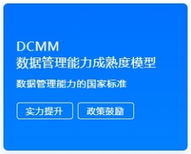 DCMM 数据管理能力成熟度模型