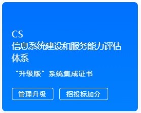 CS 信息系统建设和服务能力评估体系